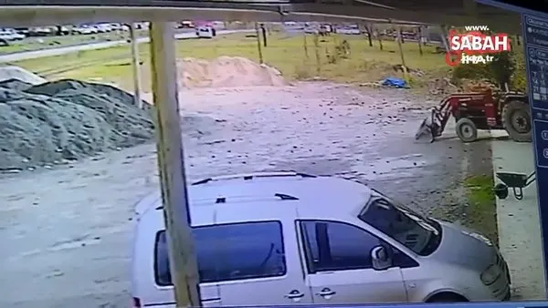Samsun'da hafif ticari aracın çarptığı yaya yaralandı! O anlar kamerada | Video