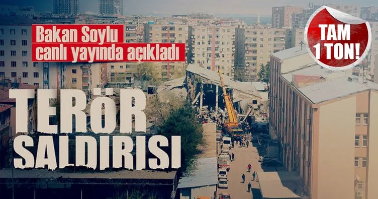 Bakan Soylu: Diyarbakır’daki patlama terör saldırı