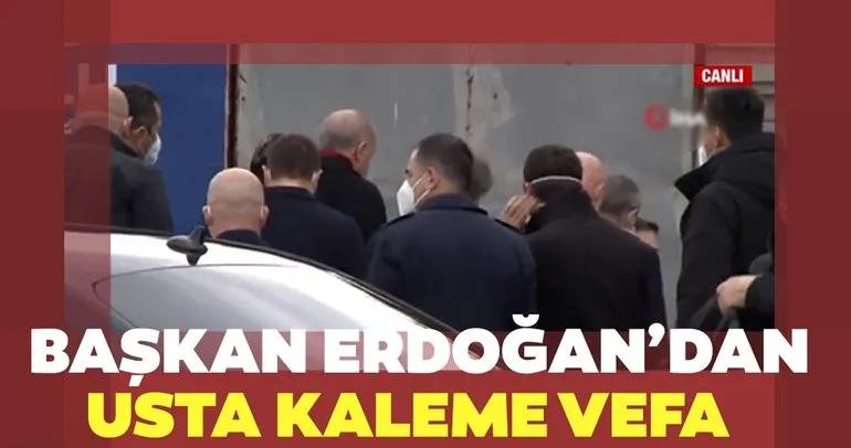 Son dakika: Başkan Erdoğan usta kalem Ahmet Kekeç’i unutmadı! Ziyarete gitti...