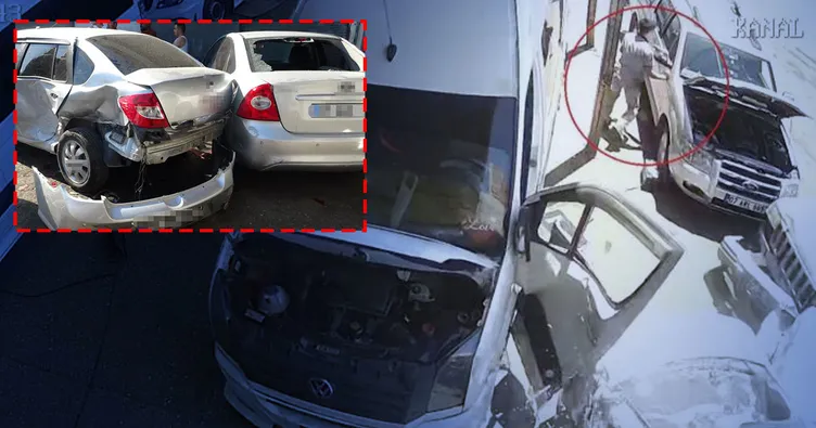 Antalya’da gaz pedalı takılı kalan araç ortalığı savaş alanına çevirdi! 7 araç hasar gördü: O anlar kamerada