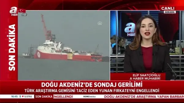 Doğu Akdeniz'de Türk gemisini taciz eden Yunan fırkateynini Deniz Kuvvetleri Komutanlığı unsurları engelledi