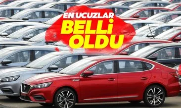 En ucuz sıfır araba fiyatları belli oldu! Kampanyalar yenilendi: İşte 26 marka...