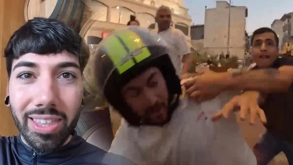 SON DAKİKA: Sokak ortasında şok saldırı! İspanyol YouTuber’ı Beyoğlu’nda darbedip şişe fırlattılar! O anlar kamerada SON DAKİKA: Sokak ortasında şok saldırı! İspanyol YouTuber’ı Beyoğlu’nda darbedip şişe fırlattılar! O anlar kamerada