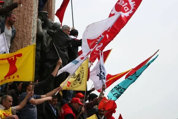 İşçiler 32 yıl sonra Taksim'de