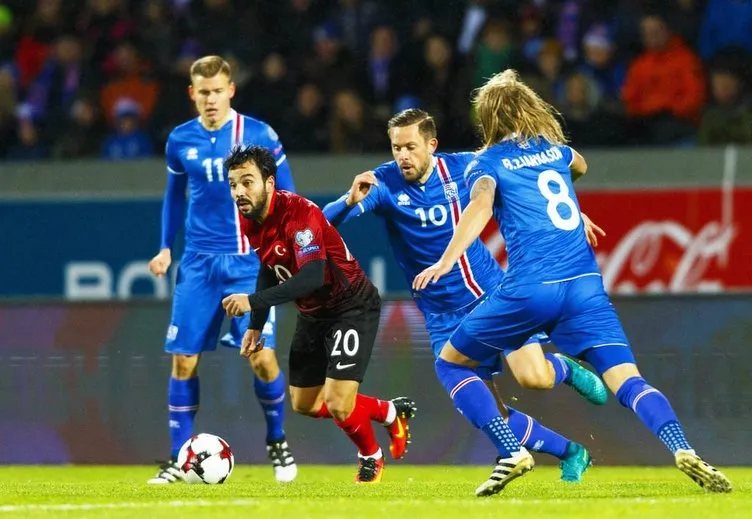 İzlanda-Türkiye maçından kareler