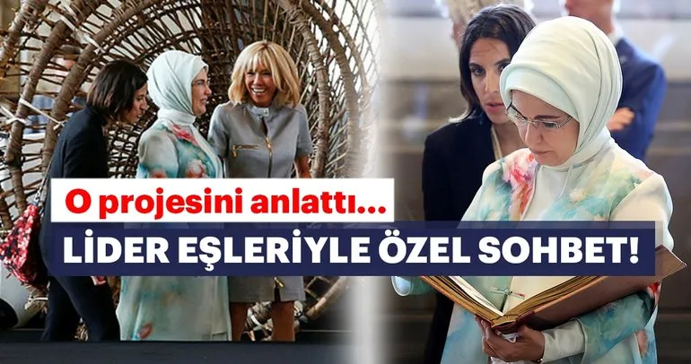 Emine Erdoğan, lider eşleri için hazırlanan özel programda...
