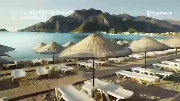 Türkiye sahillerinde 5 yıldızlı halk plajı konforu | Video