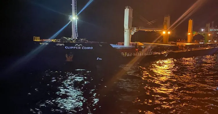 Çanakkale’de korkutan kaza: 2 gemi birbirine çarptı