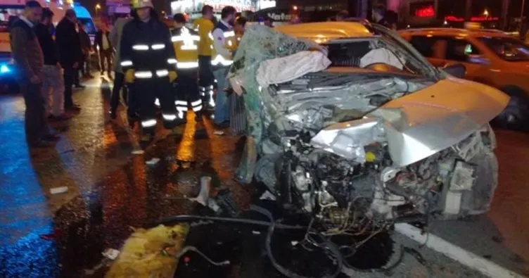Zeytinburnu’nda trafik kazası: 1 ölü, 2 yaralı