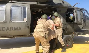 Siirt’te akrep sokan kadını Mehmetçik helikopterle hastaneye ulaştırıldı