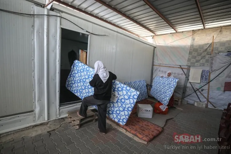 Türkiye yine yüzleri güldürdü! TİKA Filistinli 1100 aileye yardım paketi dağıttı