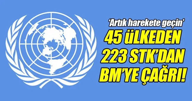 STK’lardan BM Genel Kuruluna Halep çağrısı!