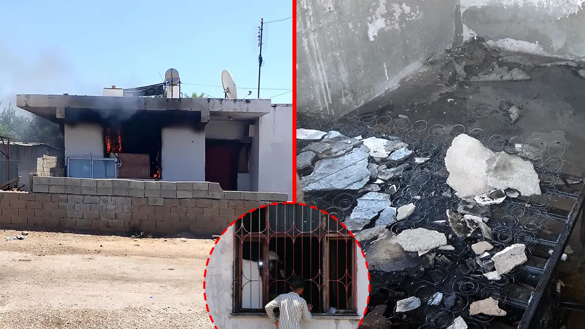 Antalya'da aynı kişiye ait iki müstakil evde çıkan yangından detaylar.