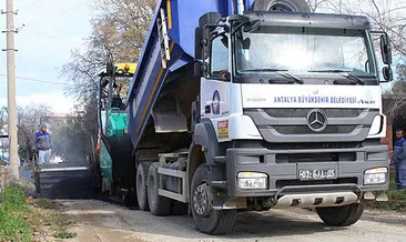 Manavgat Çenger yoluna sıcak asfalt