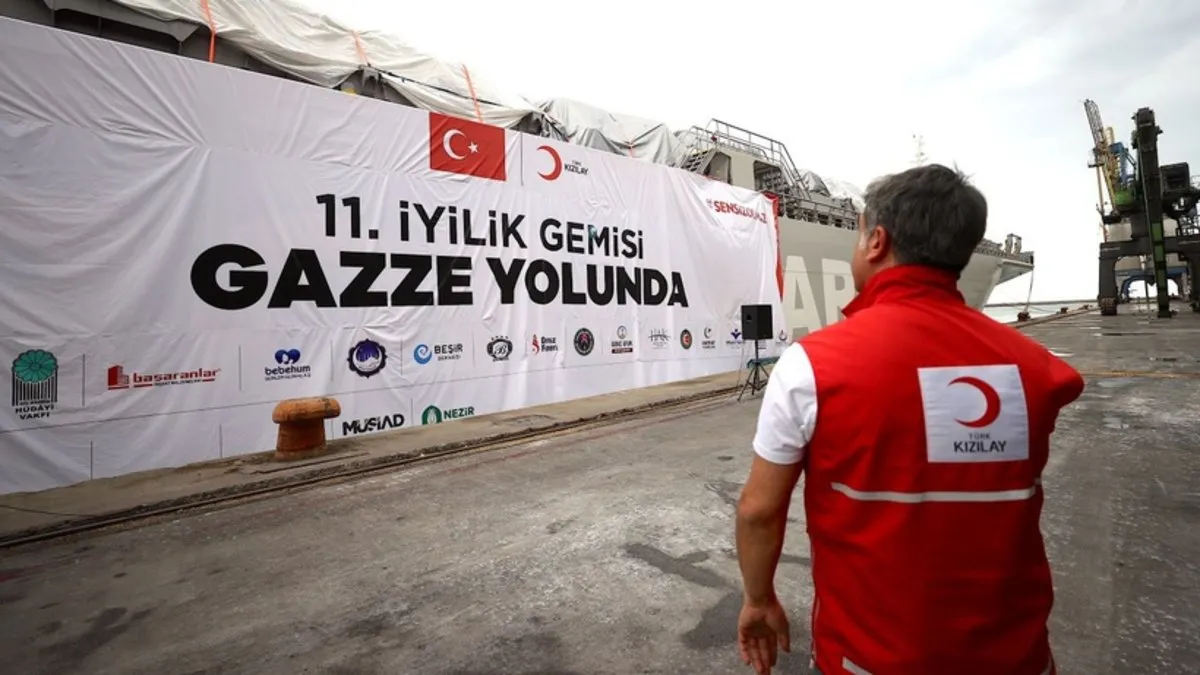 Türkiye, Gazze’ye yardım oldu yağdı