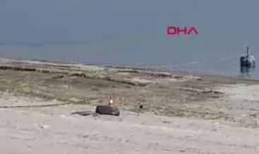 Eğirdir Gölü kıyısında el bombaları bulundu! #isparta