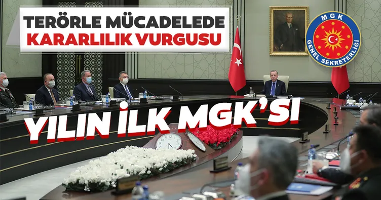 Son dakika: 2021'in ilk MGK'sı sona erdi! Terörle mücadelede kararlılık vurgusu