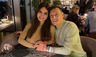 Ünlü çift kolunda servet taşıyor! Mesut Özil ile Amine Gülşe’nin milyonluk saatleri dudak uçuklattı!