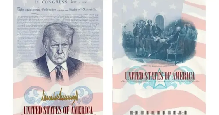 ABD pasaportunda Trump dönemi: Özel tasarım gündem oldu