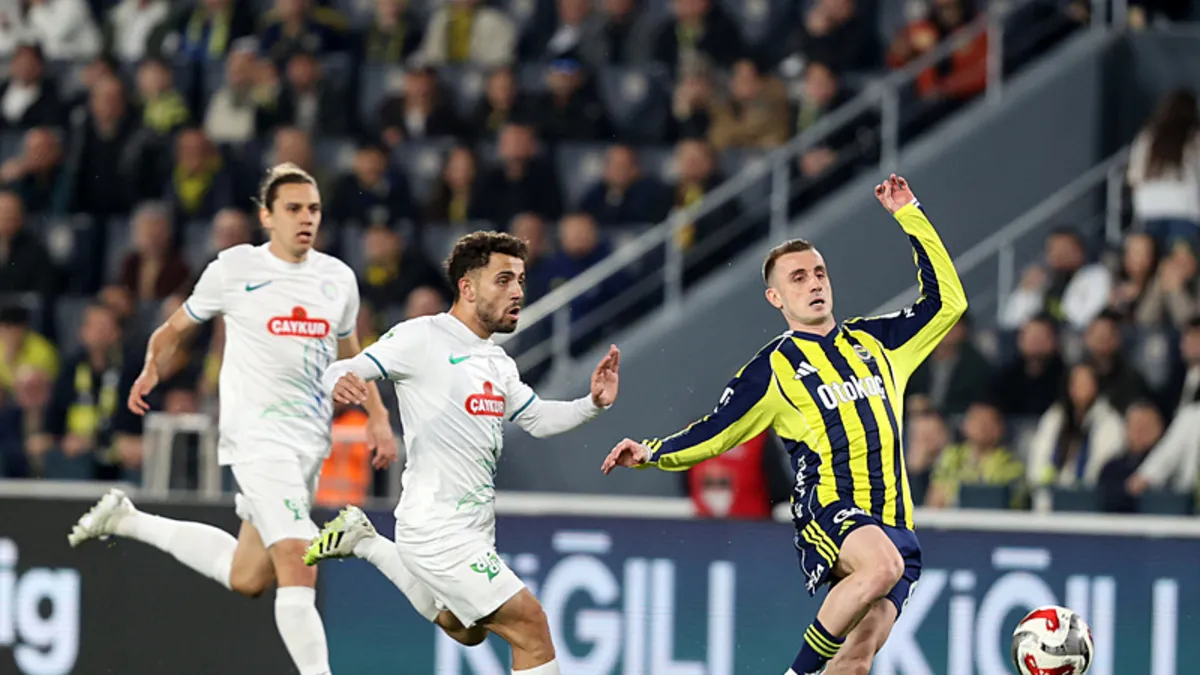 CANLI | Süper Lig’de Fenerbahçe - Rizespor maçı!