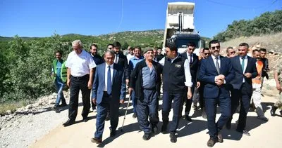 Tunceli’de köy yolları sıcak asfalta tanışıyor #tunceli