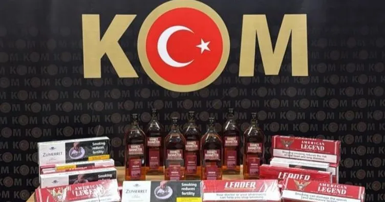 Gümüşhane’de kaçak sigara ve alkol operasyonu