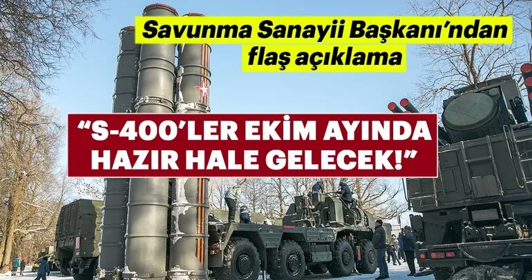 Savunma Sanayii Başkanı Demir’den S-400 ve Patriot açıklaması