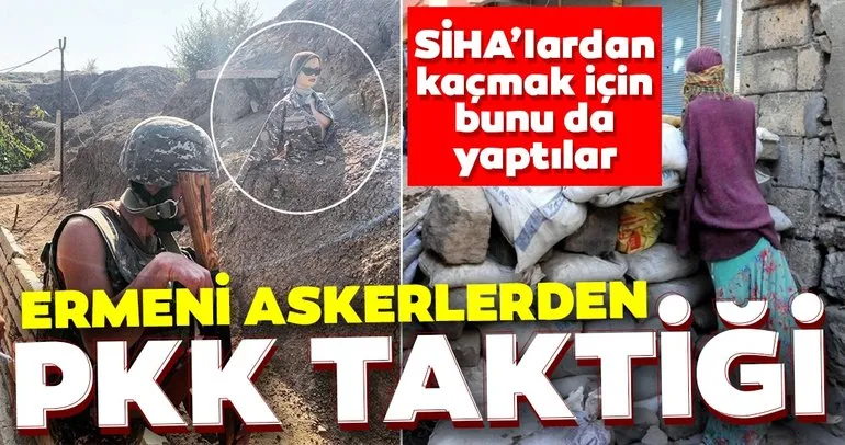 Son dakika haberi: Azerbaycan ordusu karşısında çaresiz kalan Ermeni askerinden PKK taktiği!