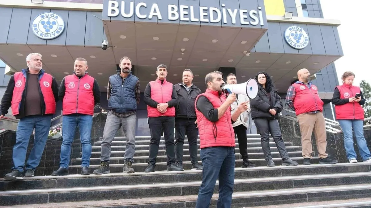 Buca'da SABAH yazdı eylem bitti: Maaş sözü eylemi bitirdi
