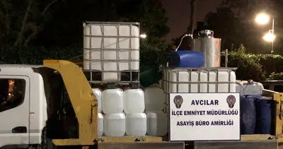 İstanbul’da kaçak ve sahte içki baskını… İmalathanede ele geçirdiler #istanbul
