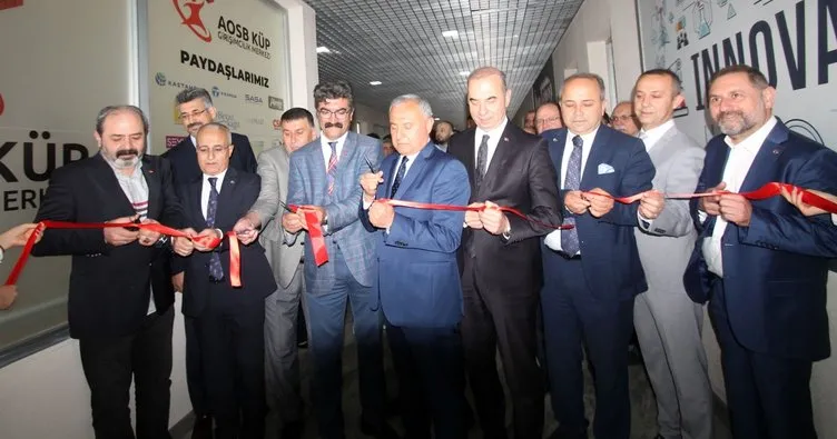 ’AOSB Küp Girişimcilik Merkezi’ açıldı