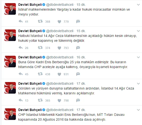 Bahçeli'den CHP'nin yürüyüşüyle ilgili açıklama-1