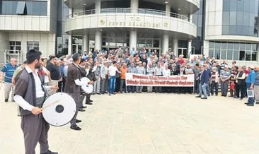 Sanayi esnafından davullu teşekkür