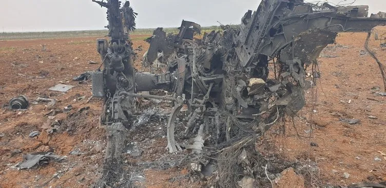 Son dakika: ABD helikopterinin enkazı görüntülendi: İdlib’deki operasyonda imha edilmişti