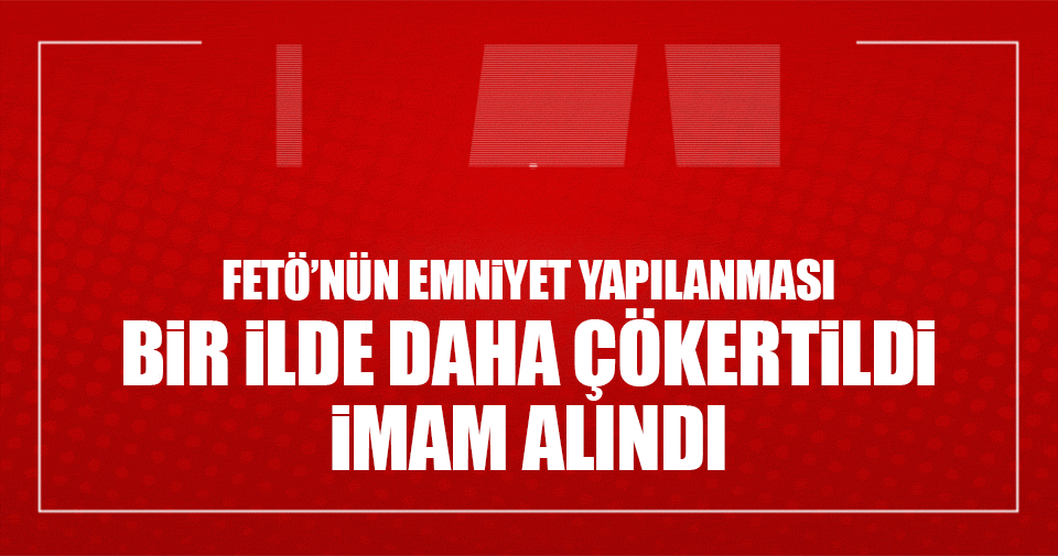 Düzce’de FETÖ’nün emniyet imamı yakalandı