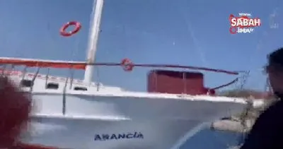 Bodrum’da tur tekneleri çarpıştı... O anlar kamerada | Video