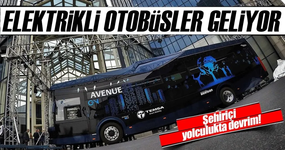 aselsan temsa elektrikli otobus
