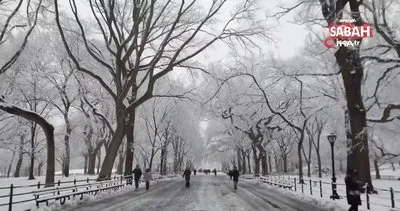 New York’ta son 2 yılın en fazla kar yağışı | Video