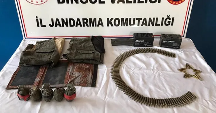 Bingöl’de, PKK’nın toprağa gömülü el bombaları bulundu