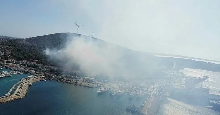 İzmir’de orman yangını