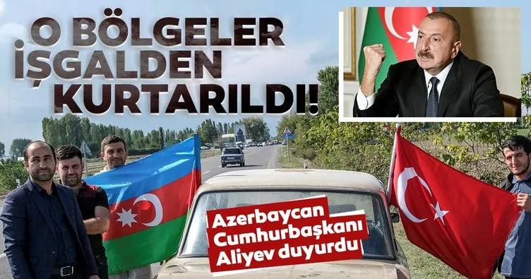 SON DAKİKA | Azerbaycan ordusu 13 köyü daha işgalden kurtardı! İlham Aliyev açıkladı