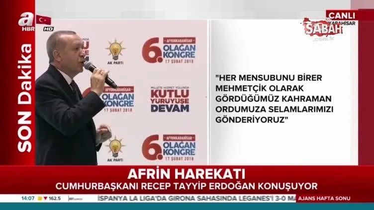 Cumhurbaşkanı Erdoğan
