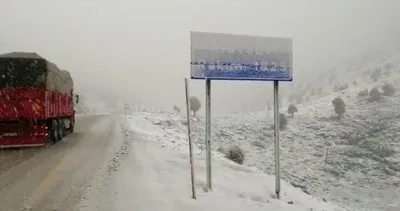 Antalya’ya kar sürprizi #antalya
