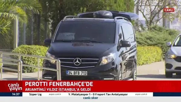 Diego Perotti Fenerbahçe için İstanbul'da