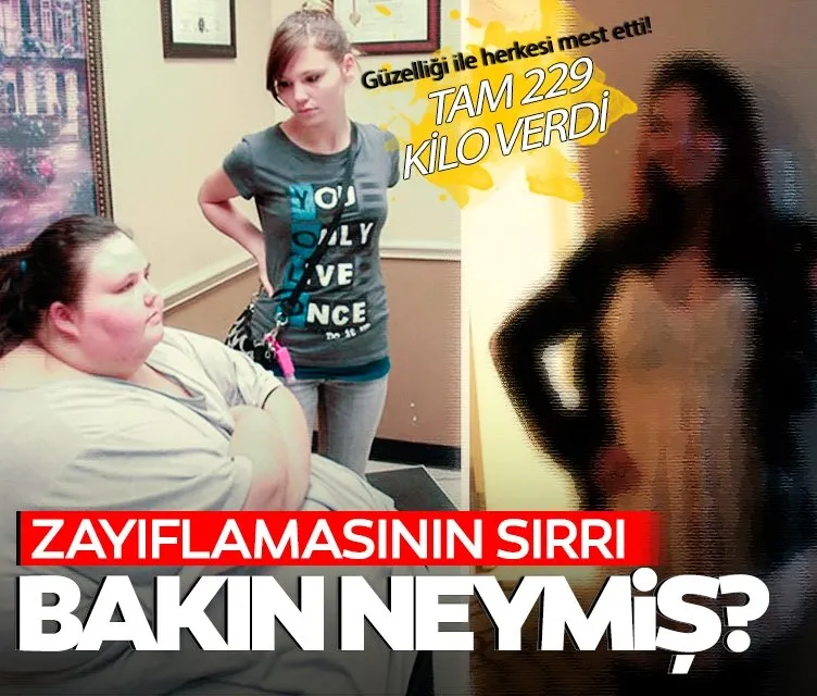229 kilo verdi, güzelliği ile herkesi kendine hayran bıraktı! Zayıflamasının sırrı bakın neymiş?