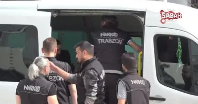 Trabzon’da uyuşturucu tacirlerine operasyon: 6 gözaltı | Video