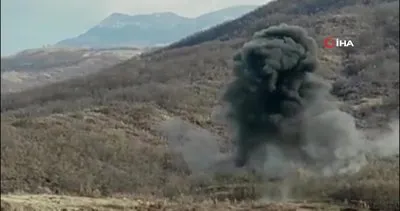 Tunceli’de 6 EYP ve 180 kilo patlayıcı madde böyle imha edildi | Video