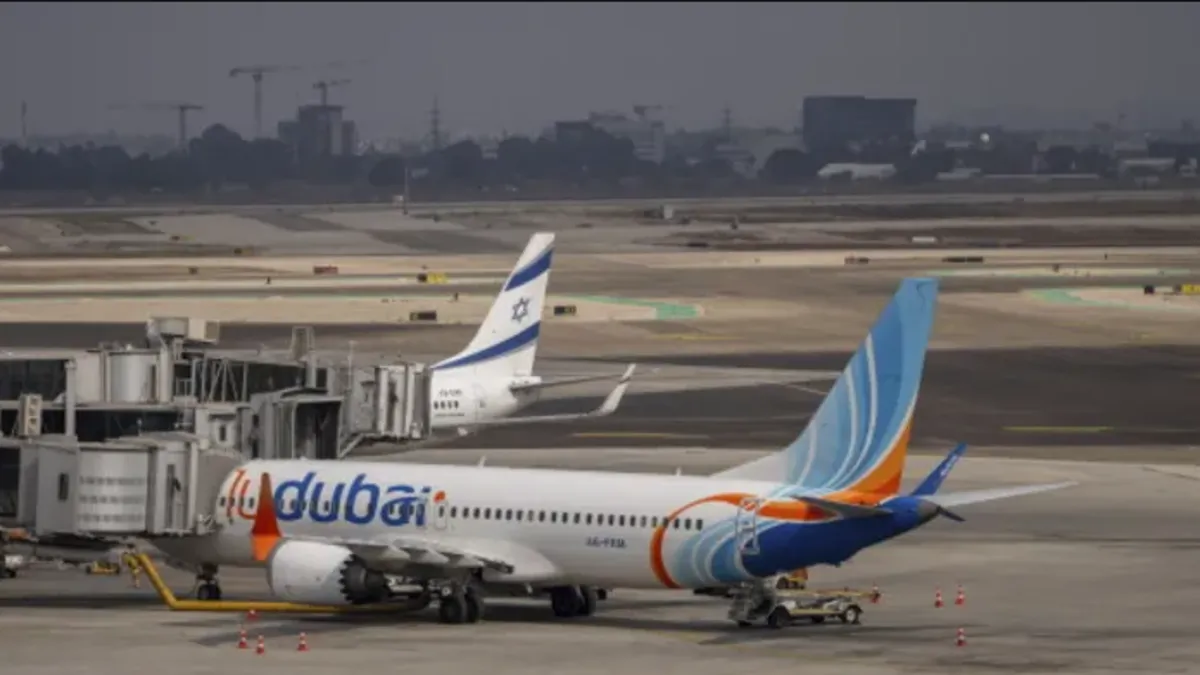 Tel Aviv-Dubai uçağında dehşet anları! Şoke eden görüntüler ortaya çıktı haber görseli