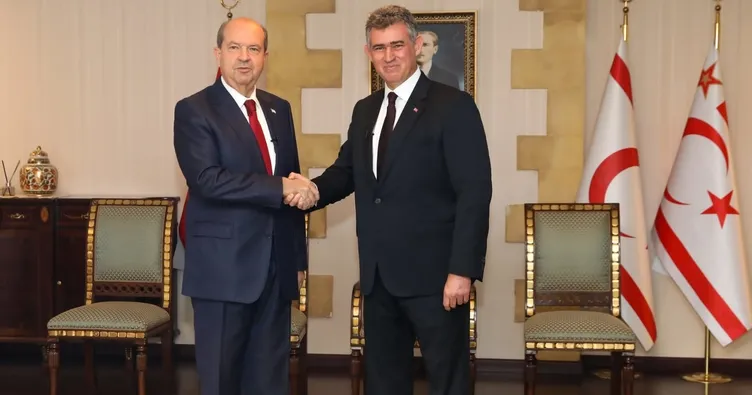 Lefkoşa Büyükelçisi Feyzioğlu’ndan Cumhurbaşkanı Ersin Tatar’a güven mektubu: Türkiye ve KKTC el ele başaracaktır