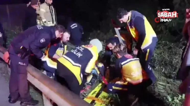 TEM otoyolunda kaza: 2 yaralı | Video